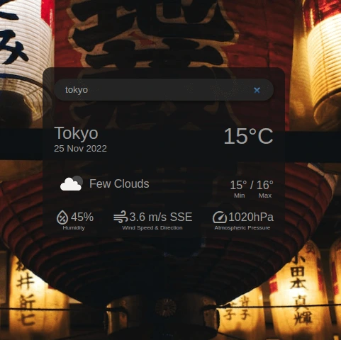 Weather app